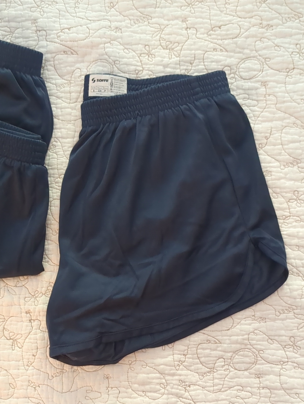 Soffe Navy Blue Women's Athletic Shorts